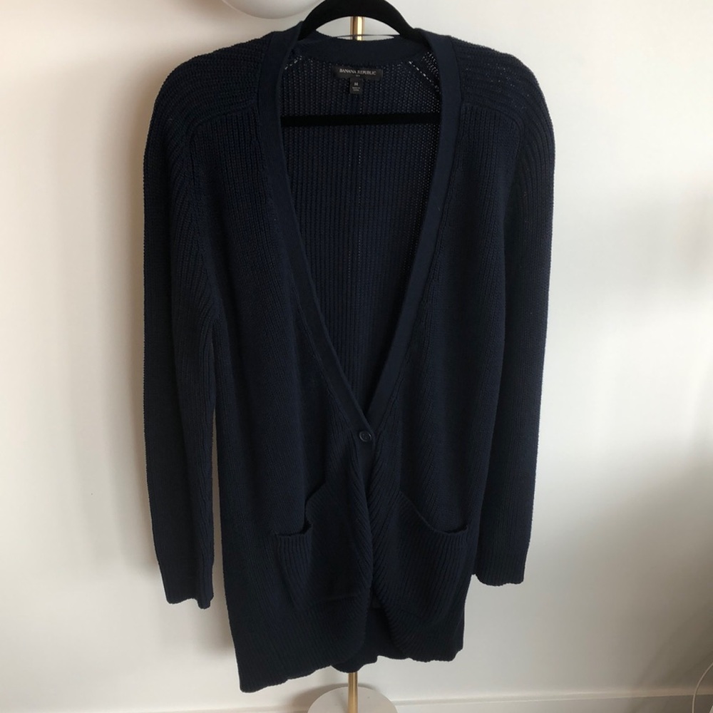 Banana Republic Oversized Knit Sweater Jacket